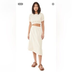 Line & Dot Cut Out Dress